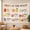 B, variant on XaaKee Tapestry For Bedroom, Spaced Fruit Icons And Apple Theme, High-Quality Polyester Tapestry Wall Hanging, 60x40Inch