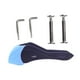 thumbnail image 3 of Bloque de freno de patinador enrollador Piezas de patines en línea en línea sin deslizamiento de skate en línea tapón de freno de skate resistente Amoratado, 3 of 9