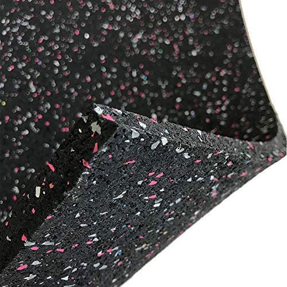 Anti-Vibration Mats, 25" x 25", 1/2" Thick, Anti-Walk, Anti-Move, for Washer, Dryer, Audio Equipment, Strength Training Equipment Mat (Pack of 2)
