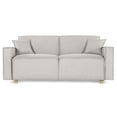 thumbnail image 2 of Sofá Cama Makora Abbot Gris Claro Lino Memory Foam Respaldo con Reclinable de 3 Posiciones, 2 of 8