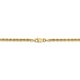 thumbnail image 4 of 14k Yellow Gold 2.75mm Solid Plain Rope Chain w/ Lobster Clasp 26", 4 of 5