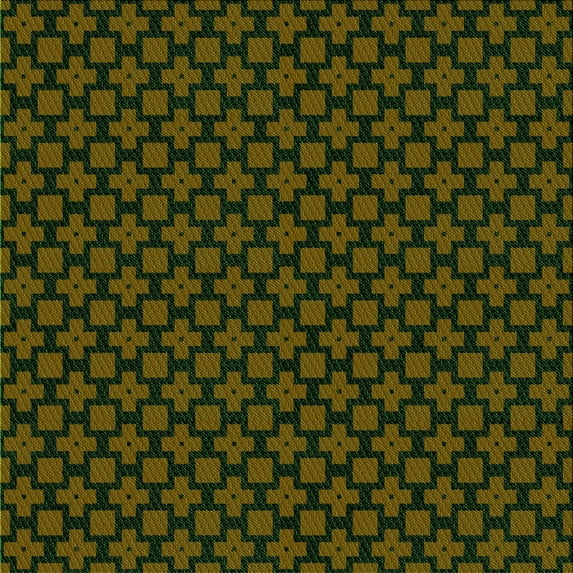 Ahgly Company Indoor Square Patterned Oak Brown Area Rugs, 7' Square