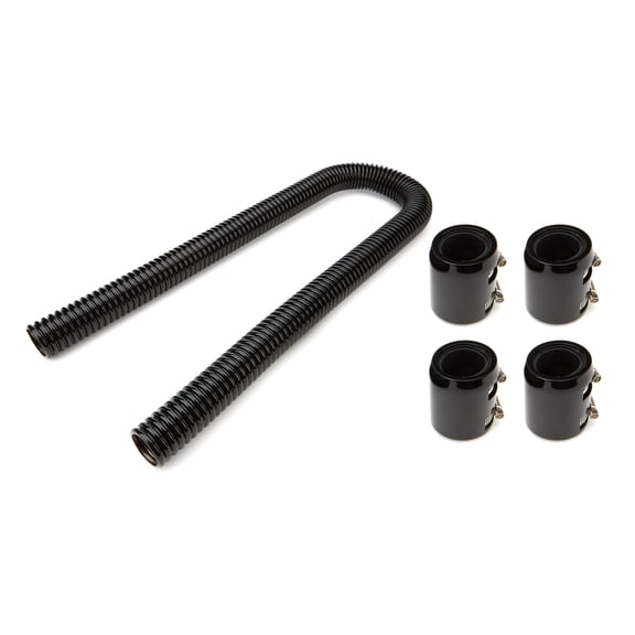 Racing Power R7310BK Black 48 Stainless Radiator Hose Kit