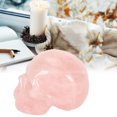 thumbnail image 1 of Cabeza De Calavera De Cristal, Estatua Pulida Tallada A Mano única, Regulador De Energía Para Meditación, Decoración De Halloween, Cristal, 1 of 7