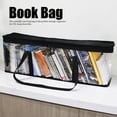 thumbnail image 3 of Bolsa de Libro de Gran Capacidad, Bolsa de Almacenamiente de Póster Grande, Transparente Que Transporta El Tipo de Cremallera Duradera para Maestros Colección de Libros de, 3 of 7