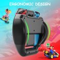 thumbnail image 4 of GRM Joy Con Wheel Accessory (3 Pack) for Nintendo Switch & Switch OLED, Racing Wheel Controller for Mario Kart 8 Deluxe (Black), 4 of 9