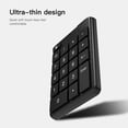 thumbnail image 2 of Wireless Numeric Keypad BT5.1 Number Pad 19 Keys Ultra-thin Design Portable Mini Numpad Ergonomic design, 2 of 8