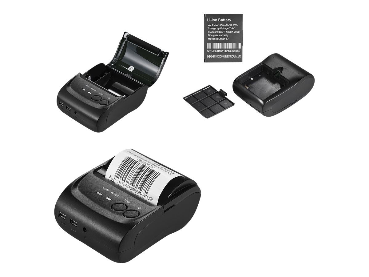 portable bluetooth receipt printer
