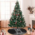 thumbnail image 7 of Sikiie Indian Elephant 30-48 inches {designName} Print Christmas Tree Skirt Snowman Xmas Tree Skirt with Edge Christmas Decorations for Holiday Party-48", 7 of 7
