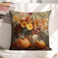 thumbnail image 6 of Flowers, pumpkinslinen toss pillowcase decoration pillowcase gifting preferred 20x20inch cushion cover sofa pillowcase sofa bedroom living room car, 6 of 8