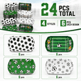 thumbnail image 2 of KABUER Soccer Sports Theme Party Supplies, Disposable Soccer Plates Paper Trays for Sports Theme ·Football Party Favors Decor 4 Styles, 24 Pcs, 2 of 7