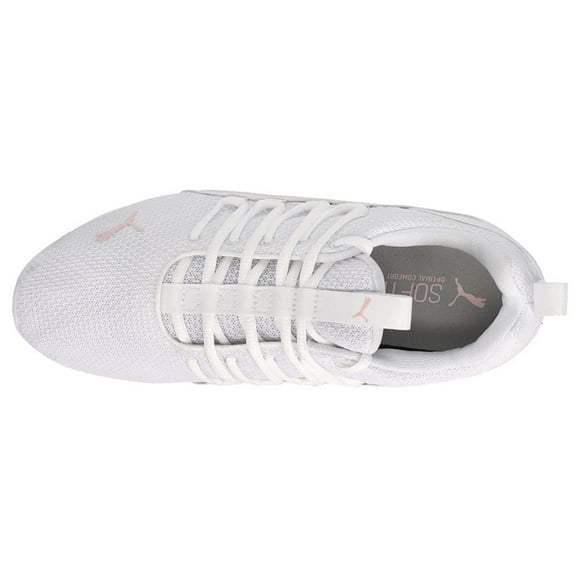 PUMA Womens Axelion Metallic Wide Training Sneakers Shoes - White - Size 9.5 W
