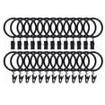 thumbnail image 3 of Hanging Drapery Drapes Clip, Robust Black Clip On Curtain  38mm  for Bars, 3 of 8