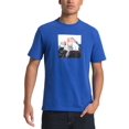 thumbnail image 1 of The North Face Mens Blue Logo Graphic T-Shirts Small, 1 of 2