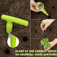 thumbnail image 3 of Juego de Herramientas para Sembradora Dispensadora de Semillas: Sembradora de Jardín Ajustable con 5 Configuraciones de Dial, Etiquetas de Plantas Tipo T, Marcadores, 3 of 5