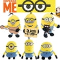 thumbnail image 1 of Muñeco de peluche amarillo de los personajes de Anime DE LOS Minions, muñeco suave de Bob, los vaqueros, Kawaii, villano favorito, regalo de cumpleaños y Navidad, 1 of 5