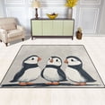 thumbnail image 2 of Yayeee Area Rugs for Living Room 5.2'x4' Indoor Non Slip Washable Bedroom Carpet, Cute Puffin, 2 of 5