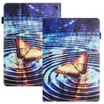 thumbnail image 2 of Feishell for Amazon Kindle Fire HD8 2022/HD8 2020/HD8 Plus 2020,Auto Wake/Sleep Slim Colorful Pattern PU Leather Flip Folio Stand Card Slots Wallet Case Cover with Pencil Holder,Wave Butterfly, 2 of 12