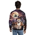thumbnail image 5 of Spooky Halloween Night Witch Shiba Inu Glowing Pumpkins All Over Print 3D Sweatshirt Unisex Merch Shibas Dog Lovers Gifts Idea - 12015, 5 of 6