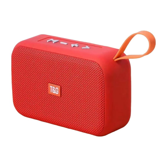 uvwlwu Compact Portable Speaker with USB and Playback Superior Sound Quality for Indoor Outdoor Travel(Red)