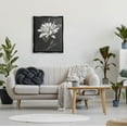 thumbnail image 2 of Stupell Industries Traditional White Dahlia Flower Graphic Art Jet Black Floating Framed Canvas Print Wall Art, Design by Nina Blue, 2 of 6