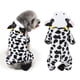 thumbnail image 3 of FELTECHELECTR Disfraz de Halloween para perro, disfraz de vaca lechera, mono para cachorro, talla M, 3 of 7