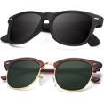 thumbnail image 1 of Polarized Sunglasses for Men and Women Semi-Rimless Frame Driving Sun glasses 100% UV Blocking, 1 of 7