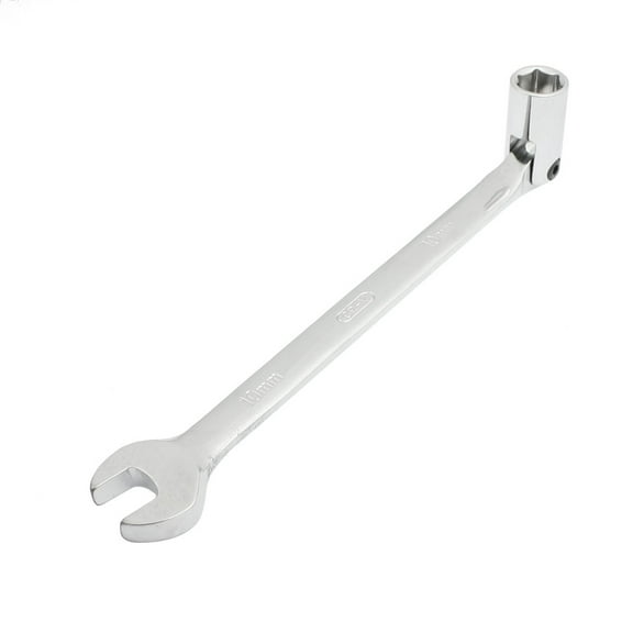 Unique Bargains 6.8" Long Double Headed 10mm Rotary Hex Socket Head Open End Combination Wrench
