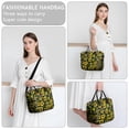 thumbnail image 6 of OBREWU Black Sunflower Womens Lunch Box for Work,Insulated Large Black Sunflower Lunch Bag for Women,Loncheras Para Mujer,Leakproof Adult Lunch Bag for Work,Beach,Travel,Picnic,Camping, 6 of 7