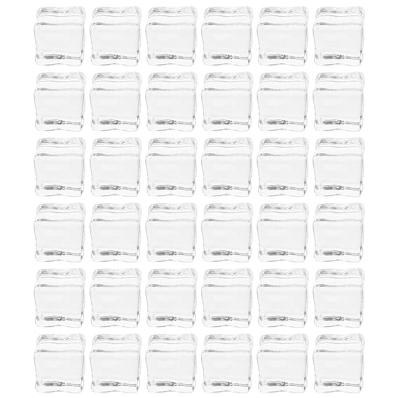 SEWACC 30 Pieces Decorative Fake for Home Bar Party Use, Realistic Faux Ice for Drinks and Display