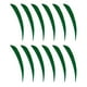 thumbnail image 2 of 12 piezas de plumas de flecha de tiro con arco de 3'', plumas naturales de pavo Verde oscuro, 2 of 8
