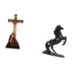thumbnail image 5 of Estatua católica,Estatua de la Virgen María Figura Colección Religiosa,Figura de la cruz de Jesús Escultura católica decoración,Estatua del caballo,Estatua de caballo de resina,escultura, 5 of 8
