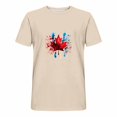 thumbnail image 3 of Tops para hombre, blusas y camisas de cuello redondo y manga corta para hombre, blusas casuales de moda con cuello redondo y manga corta para hombre, blusas de poliéster para hombre, 3 of 5