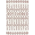 thumbnail image 2 of SAFAVIEH Cedar Brook Jamison Geometric Cotton Area Rug, Ivory/Rust, 5' x 8', 2 of 6