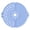 Blue, variant on Heat Resistant Silicone Splatters Lid For Cooking Pot Foldable Design Flexible Splashes Guard Oil Greases Shield for Fry