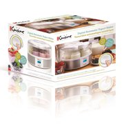 Euro Cuisine YMX650 Digital Yogurt Maker with 7 Glass Jars and 15 hours Timer