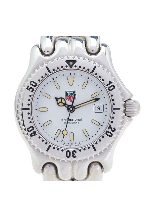 Pre-Owned TAG Heuer Cell Watch WG1310-2 Quartz White Dial Stainless Steel Women's... (Good)