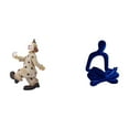 thumbnail image 1 of Colección de estatuas de payasos con forma humana. Adorno de mesa auxiliar para vitrina, comedor o cualquier espacio. Arte abstracto y versátil para e, 1 of 8
