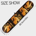thumbnail image 3 of 35" x7" Double Oven Mitt Heat Resistant Oven Gloves Withstands Up to 200°C for Kitchen Baking & BBQ Black Bat Cat, 3 of 6