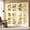 White, variant on Homieasy 55.1''W 2 Piece Bookcase with LED Lights, Freestanding Display Cabinet with Glass Doors and Adjustable Shelves, Black