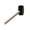 Black-A, variant on Nnndbs Rubber Mallet, 300g Carpentry Hammer, Non- Soft Hammer for Woodworking, Flooring, Tent Stakes, Chisel, and Leather Craft (Black/Red)