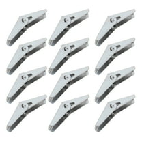 MIPCASE Plasterboard Fixings Heavy Duty Toggle Anchor Silver Galvanized Iron For Drywall 12pcs