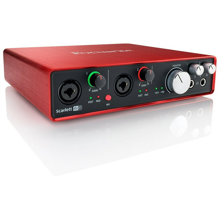 Focusrite Scarlett 6i6 USB Audio Interface (2nd Gen) + Focusrite Scarlett 6i6 USB Audio Interface (2nd Gen) +