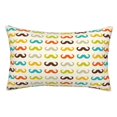 thumbnail image 1 of Balery Colorful Mustache Funda de Cojín Estampada, Regalos para Mujeres, Regalos de Amor para Ella, Regalos para Novia o Esposa, Funda de Almohada-16"x24", 1 of 6