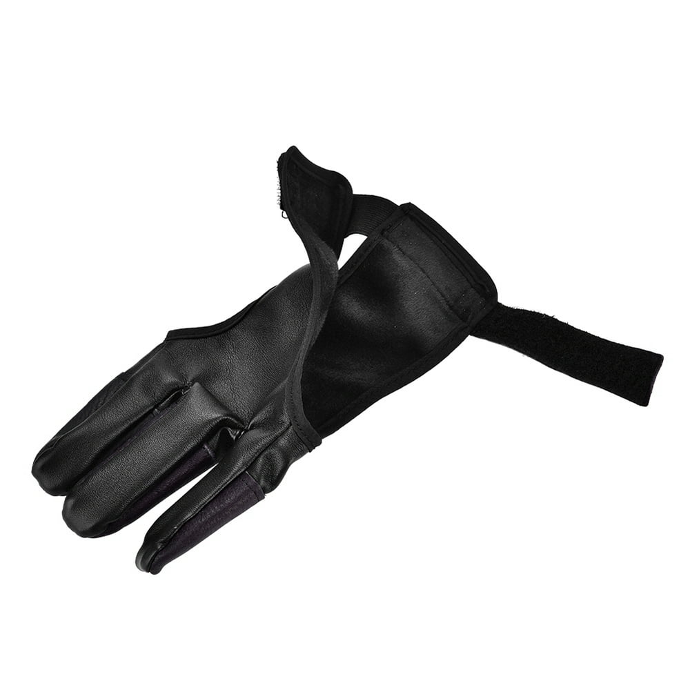 Ccdes Archery Finger Glove,1pc 3Finger Archery Glove Guard Protector