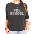 thumbnail image 3 of Preschool T-Shirt for Teacher Women's Bold Colorful Font Pre School Tee Pepper Shirt Adult Large, 3 of 5