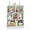White, variant on Costway 7-Cube Bookcase for Kids 41" Wooden Toy Storage Organizer Freestanding Bookshelf White