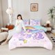 thumbnail image 5 of Juego de Ropa de Cama Feelyou Edredón de Microfibra Twin Unicornio, 5 of 8