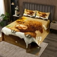 thumbnail image 2 of Erosebridal Kids Cartoon Cattle Coverlet Set Queen, Kawaii Animal Bedding Set, Rustic Decor 3 Pieces, 2 of 5