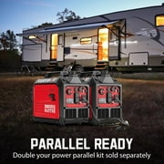 PowerSmart Portable Powered 3600W,Usb Output, Low Noise Quiet for Home Gas Inverter Generator EPA Compliant